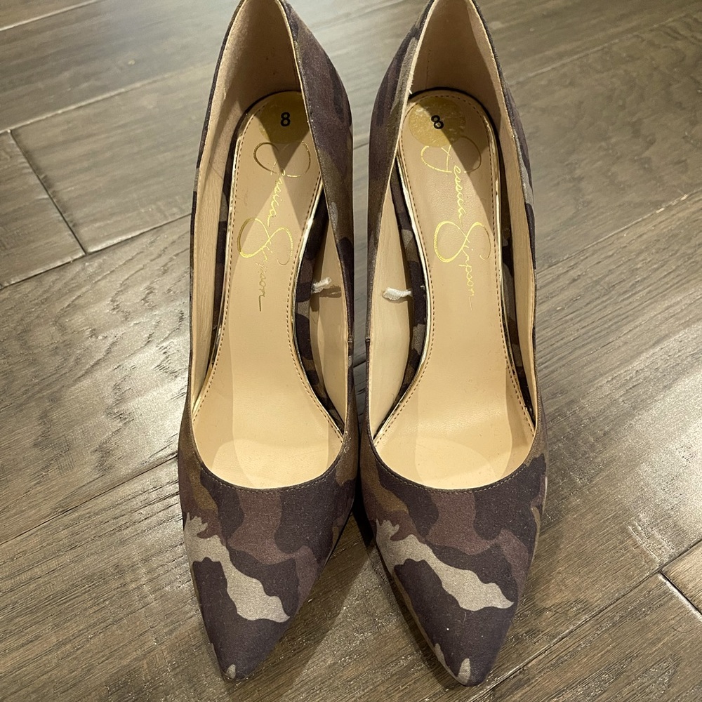 Jessica Simpson Camo Heels